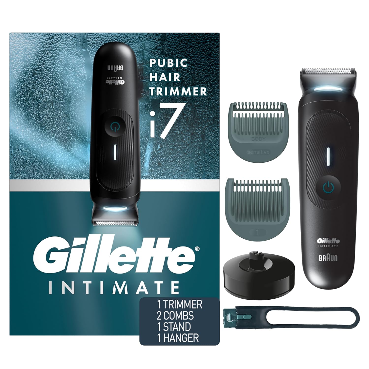 Detalle de Gillette i7 Intimate Men’s Pubic Hair Trimmer