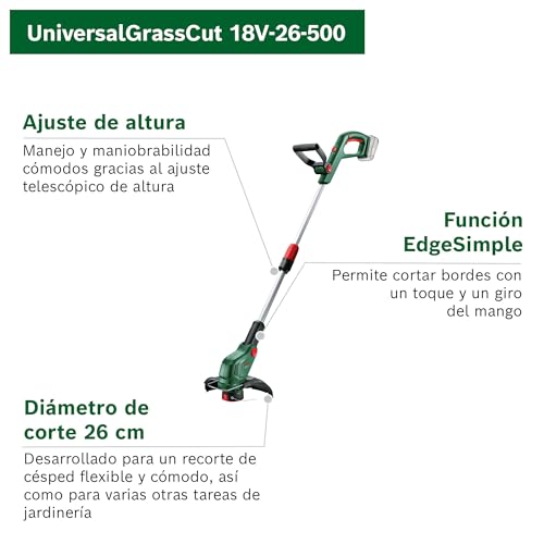 Thumbnail 2 de Bosch UniversalGrassCut 18V-26-500 cordless grass trimmer (for grass cutting and edge trimming)