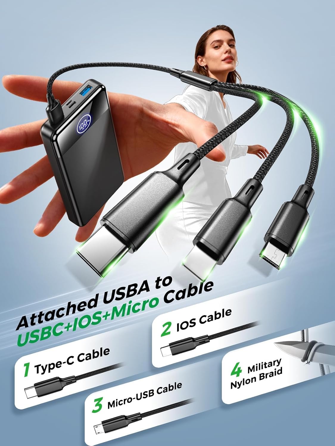 Detalle 2 de Power Bank 26800mAh Fast Charging 22.5W