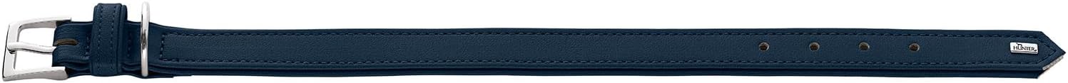 Thumbnail 1 de HUNTER Hundehalsband Amalfi (Größe 50) in Marineblau – veganer Kunstleder-Look, weich & pflegeleicht