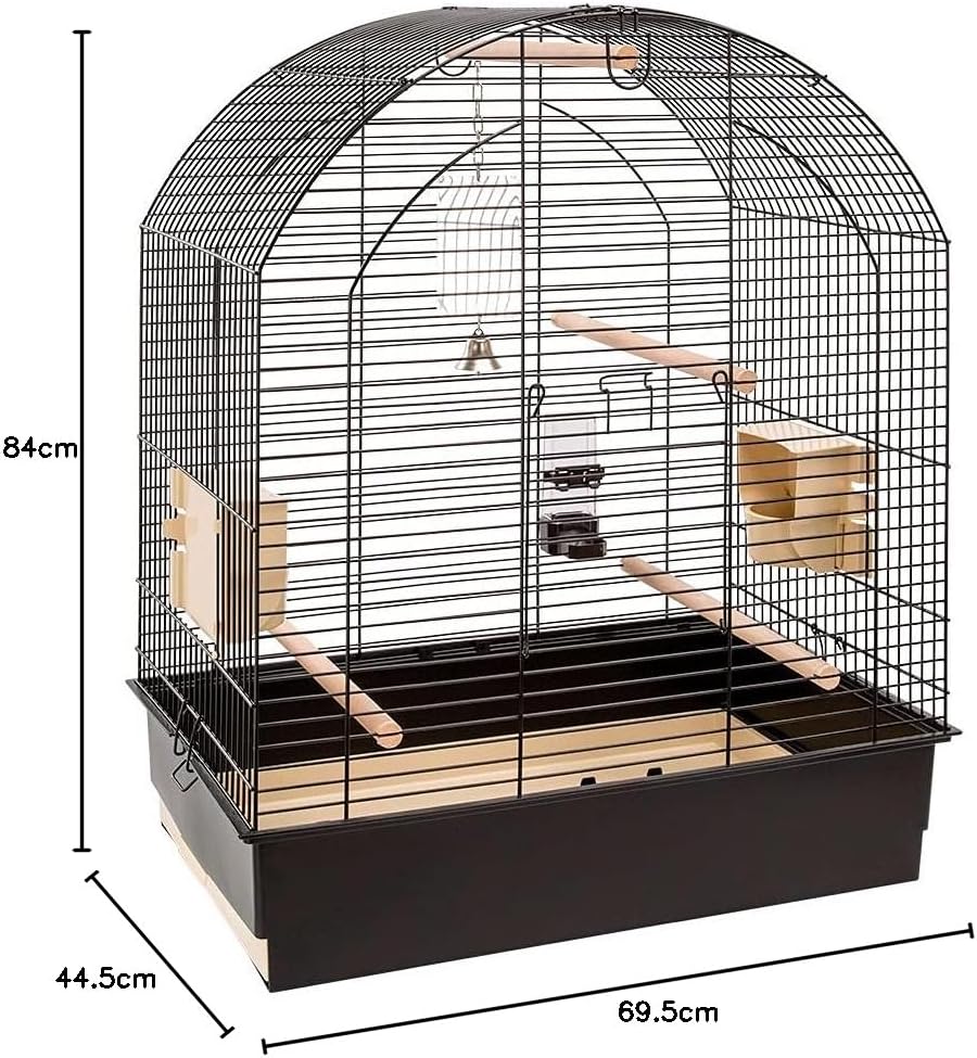 Detalle 1 de Ferplast Vogelkäfig für Wellensittiche 69,5×44,5×84 cm 🐦