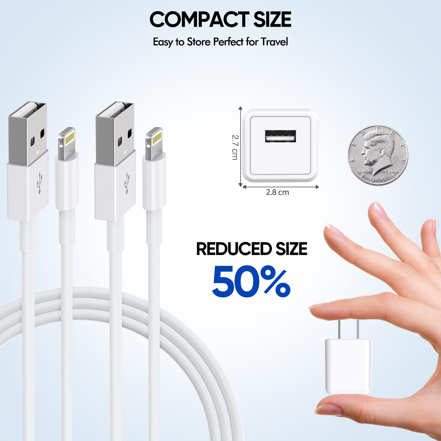 Detalle 2 de iPhone Charger 6FT 2-Pack Lightning Cable