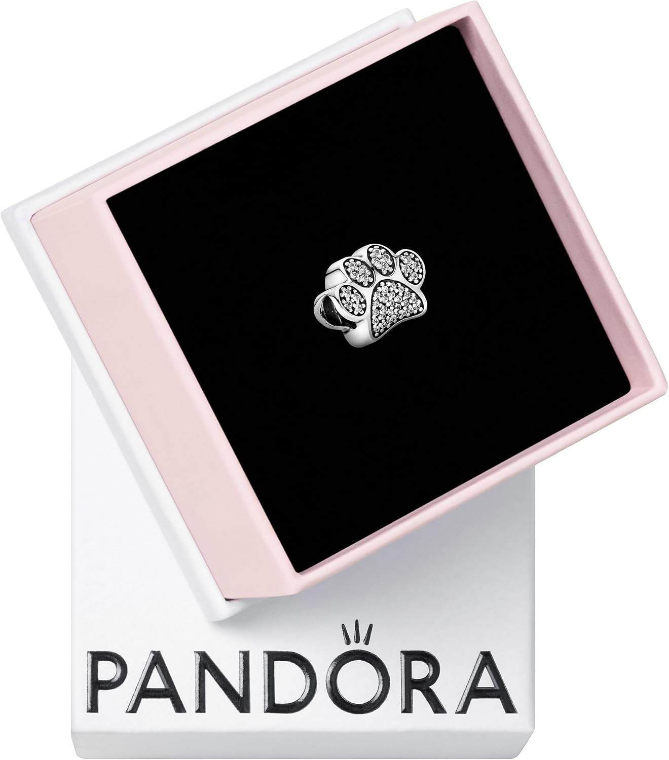Detalle 2 de Pandora Wellenförmiges Lavendelblaues Murano-Glas Charm, 1,3 cm – Lila (798875C00)