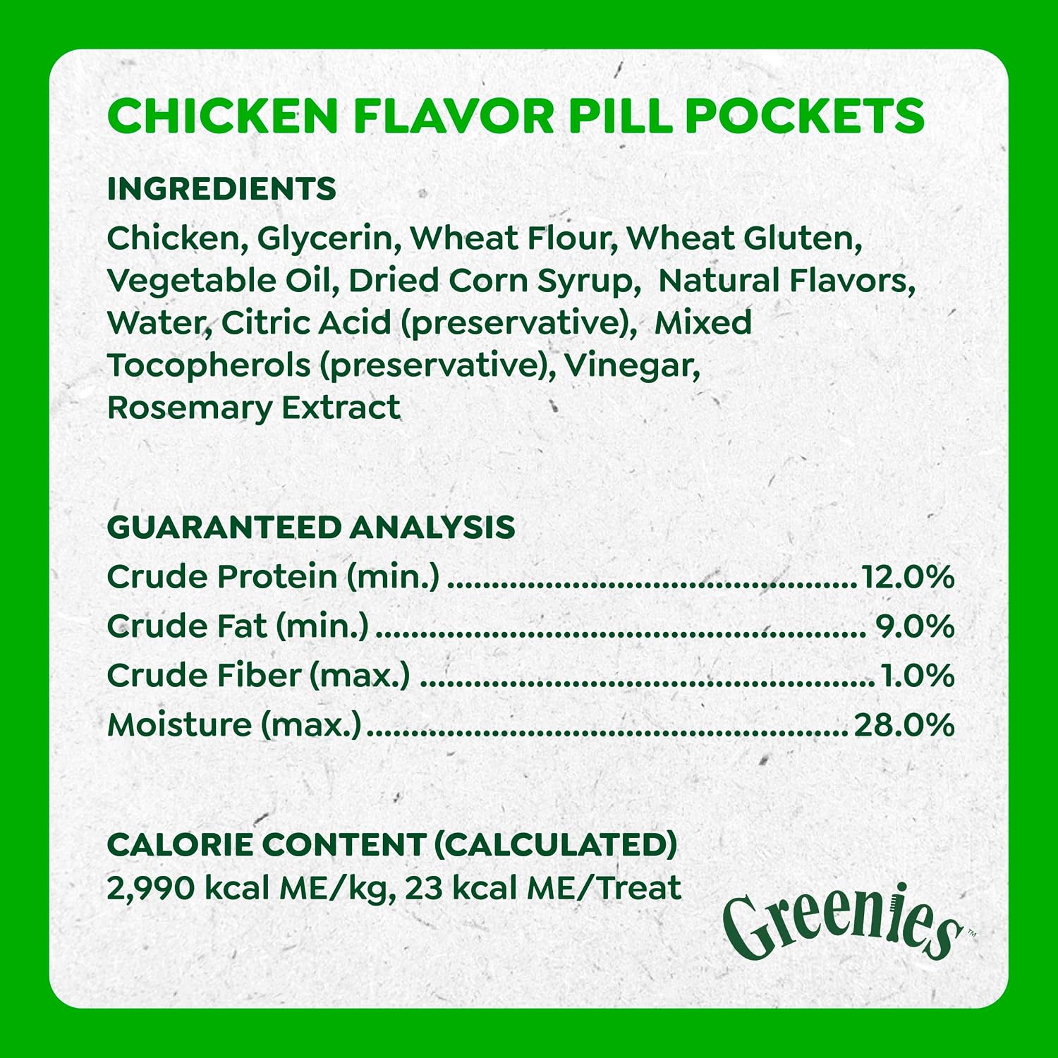 Detalle de Greenies Pill Pockets Large Size Dog Treats, Chicken — 15.8 oz