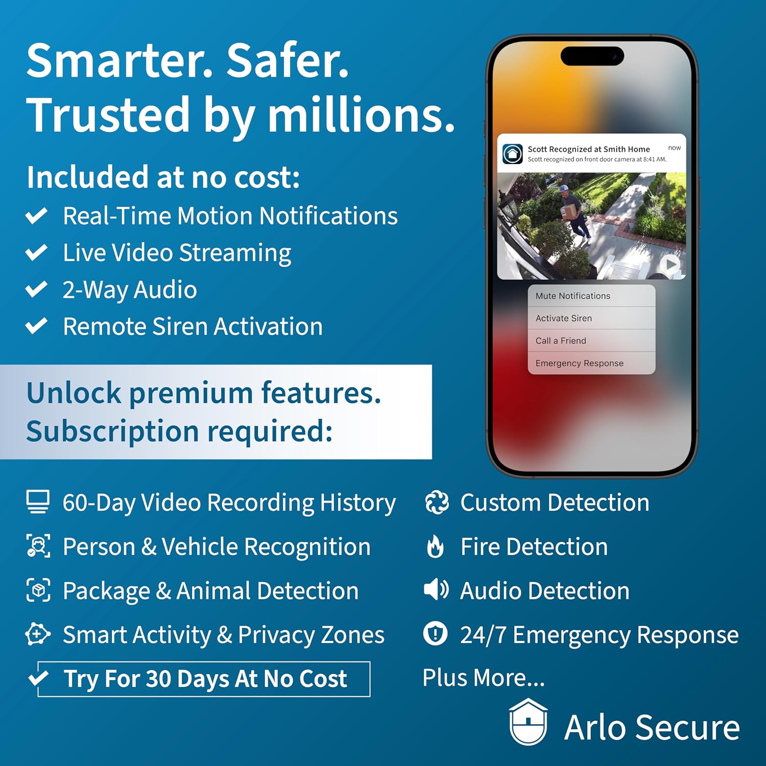 Detalle de Arlo VMC2060 Essential Indoor HD Camera (2nd Gen), 1080p, Privacy Shield