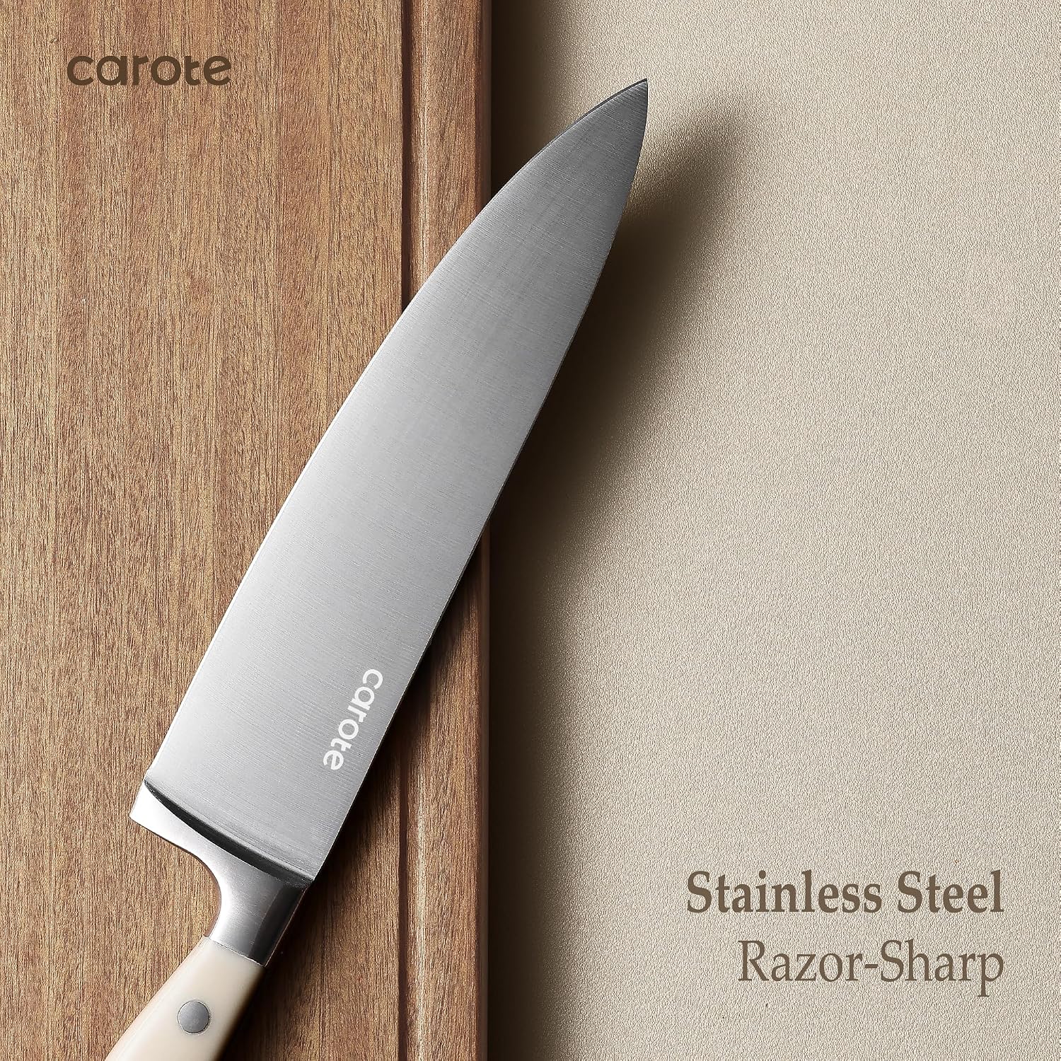 Thumbnail 2 de CAROTE Knife Set with Wood Block