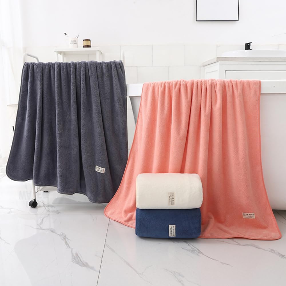 Thumbnail 2 de Lkw Ogechi Badetuch 70 × 140 cm – Corallensamt Mikrofaser, super weich, saugfähig und schnelltrocknend