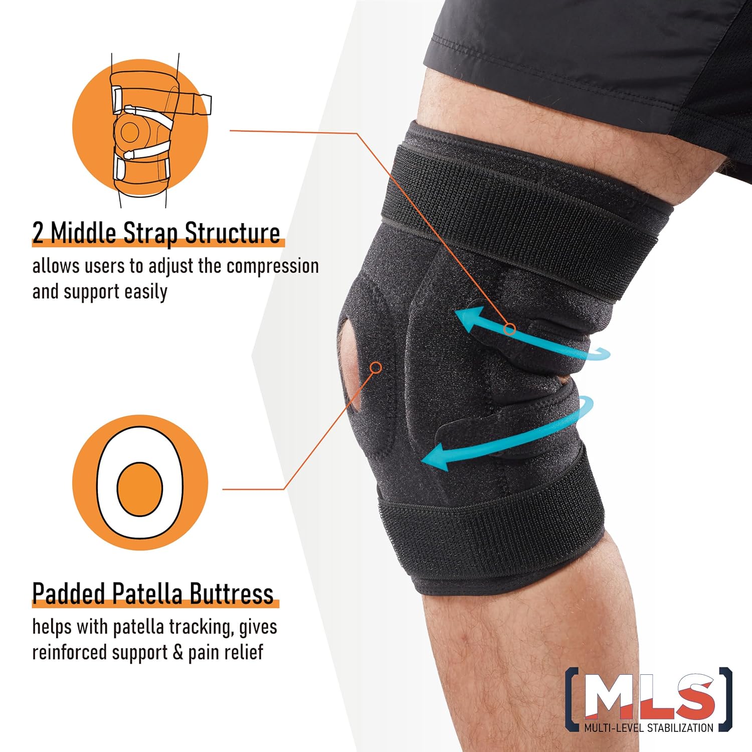 Thumbnail 2 de Comforband Hinged Knee Brace S/M