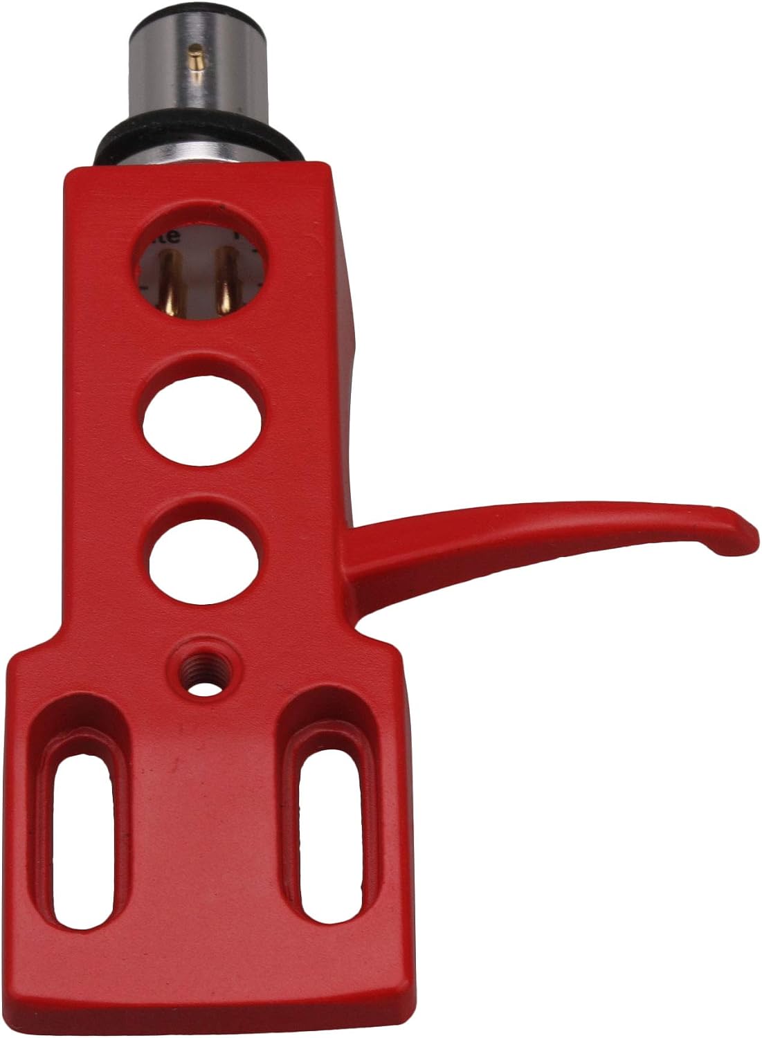Thumbnail 1 de Mxfans M3180423063 H-4 Turntable Headshell, Red Aluminum Alloy, 4 Wires