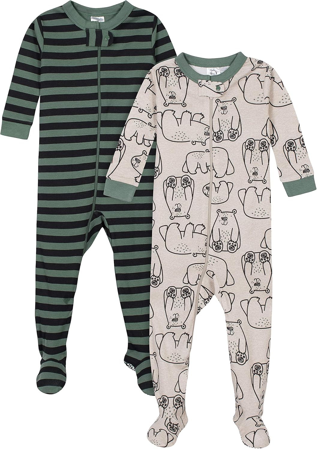 Thumbnail 6 de Gerber 2-Pack Footed Pajamas Dormeuses pour bébés et tout-petits – confort sûr et pratique