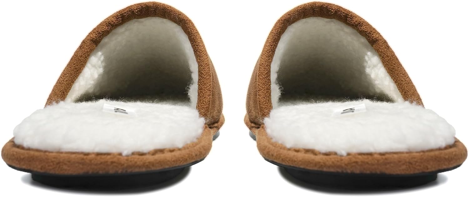 Detalle 2 de JOMIX herenpantoffels, klassiek bont en zacht pluche voor de winter