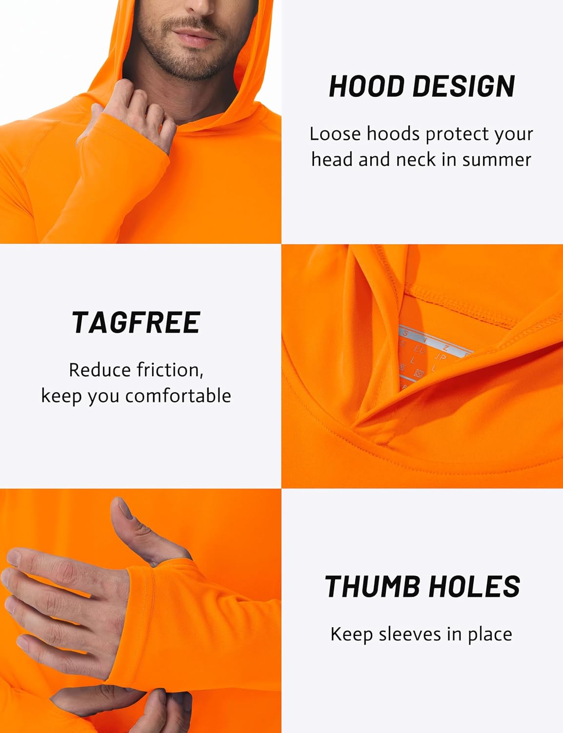 Thumbnail 5 de TACVASEN UPF 50+ Sun Hoodie Long Sleeve