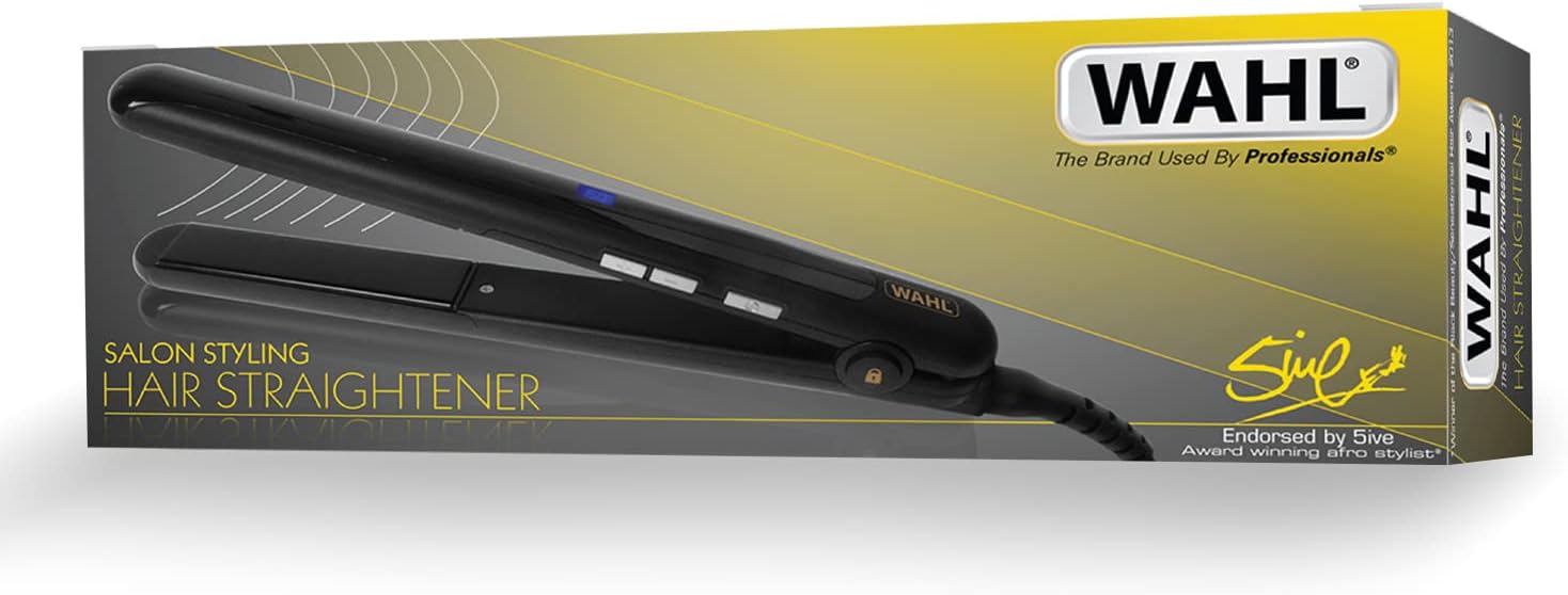 Detalle 2 de Wahl Afro Hair Straightener, Black — A practical choice for textured hair styling