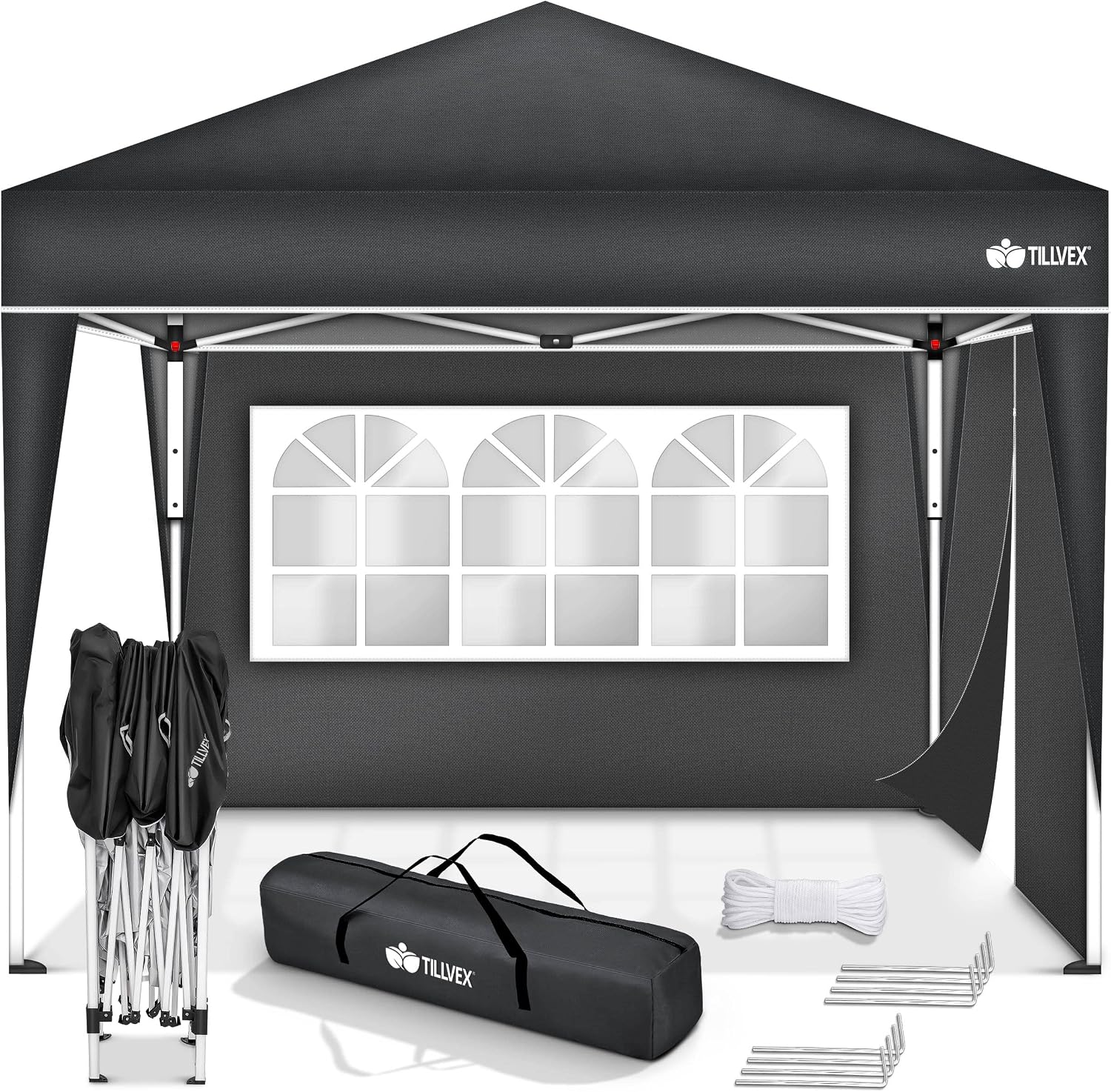 Detalle de tillvex Tonnelle de Jardin 3 x 3 m đ