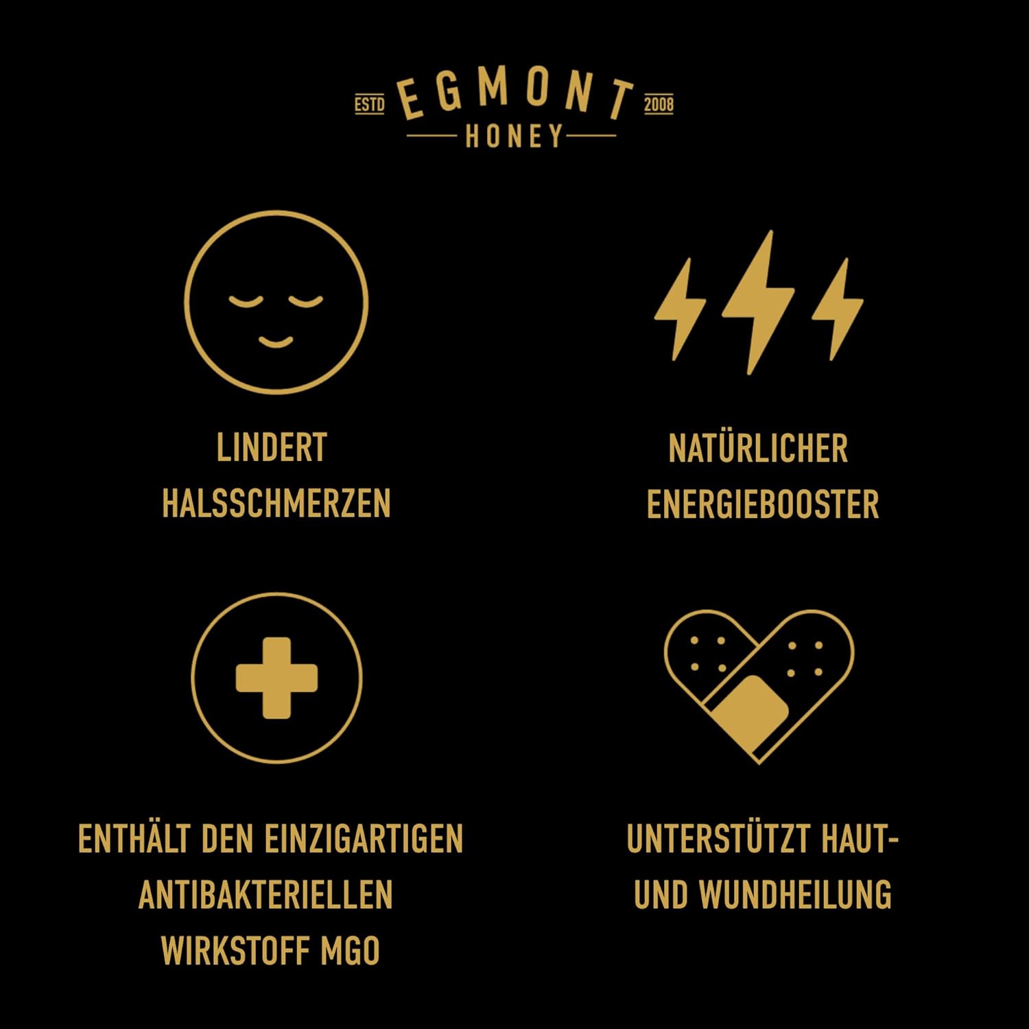 Thumbnail 5 de Egmont Honey Manuka Honig 1200+ MGO 25+ UMF (250 g) – 100% Reiner Manuka Honig aus Neuseeland, UMF-zertifiziert, in Geschenkbox