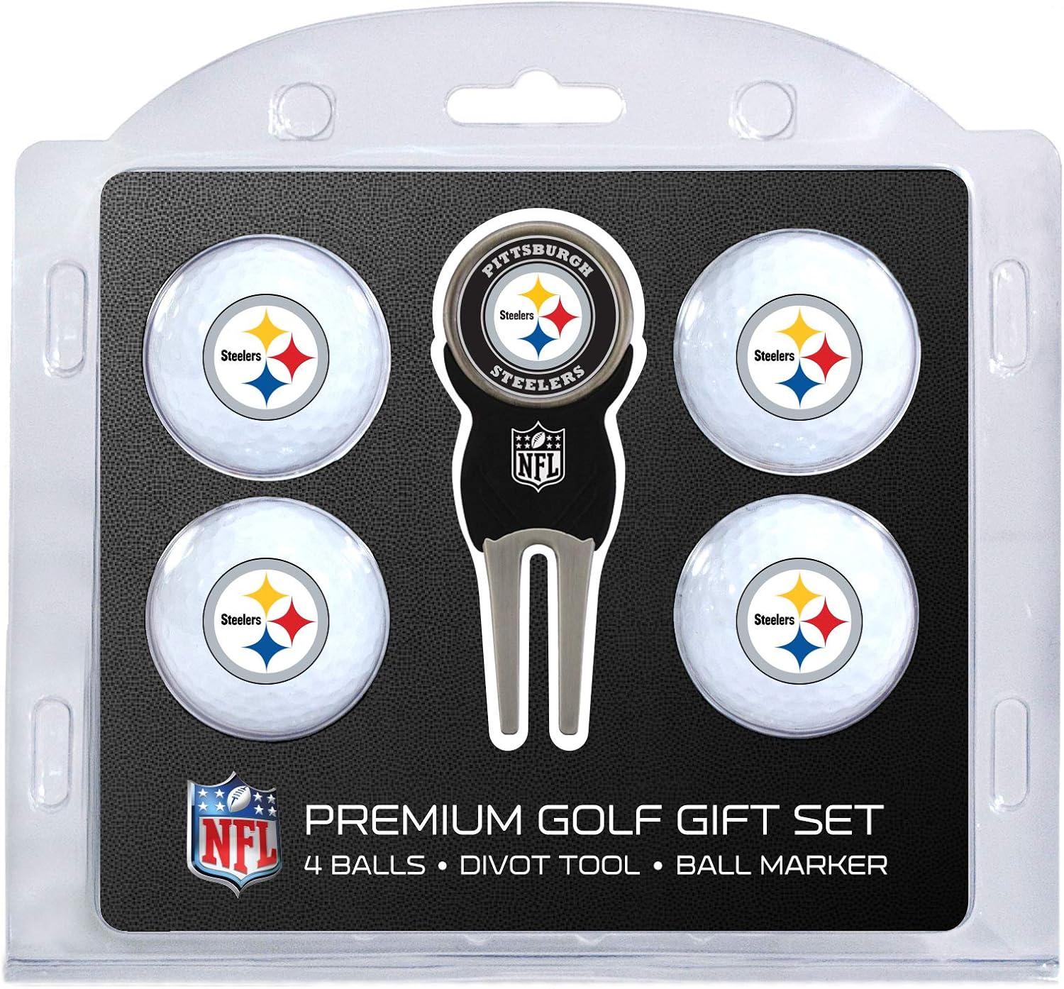 Thumbnail 6 de Team Golf NFL Regulation Size Golf Balls (4 Count) & Divot Tool with Removable Double-Sided Magnetic Marker