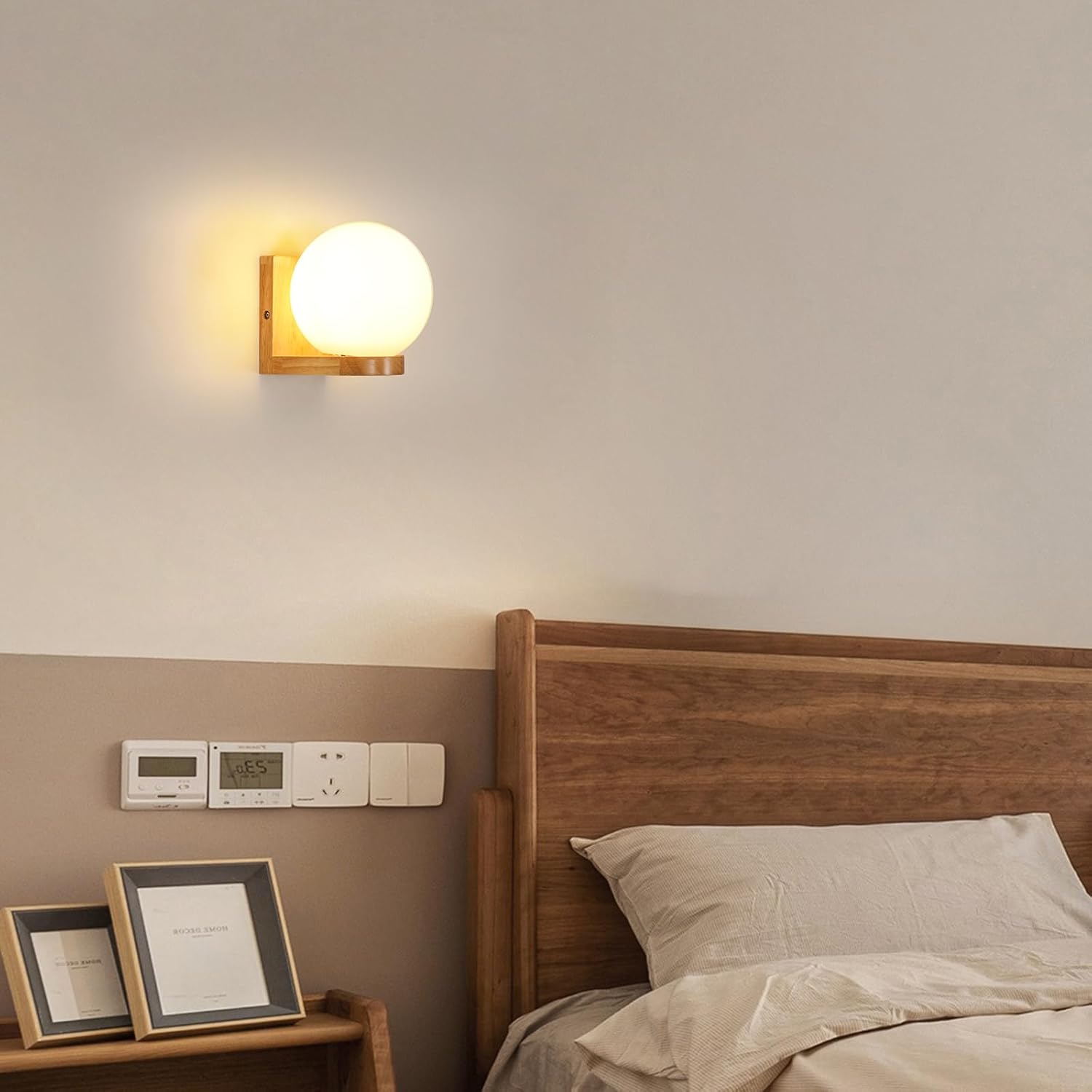 Thumbnail 5 de Mckalen Aplique de Madera para Interior 🛠️ E27 Moderno