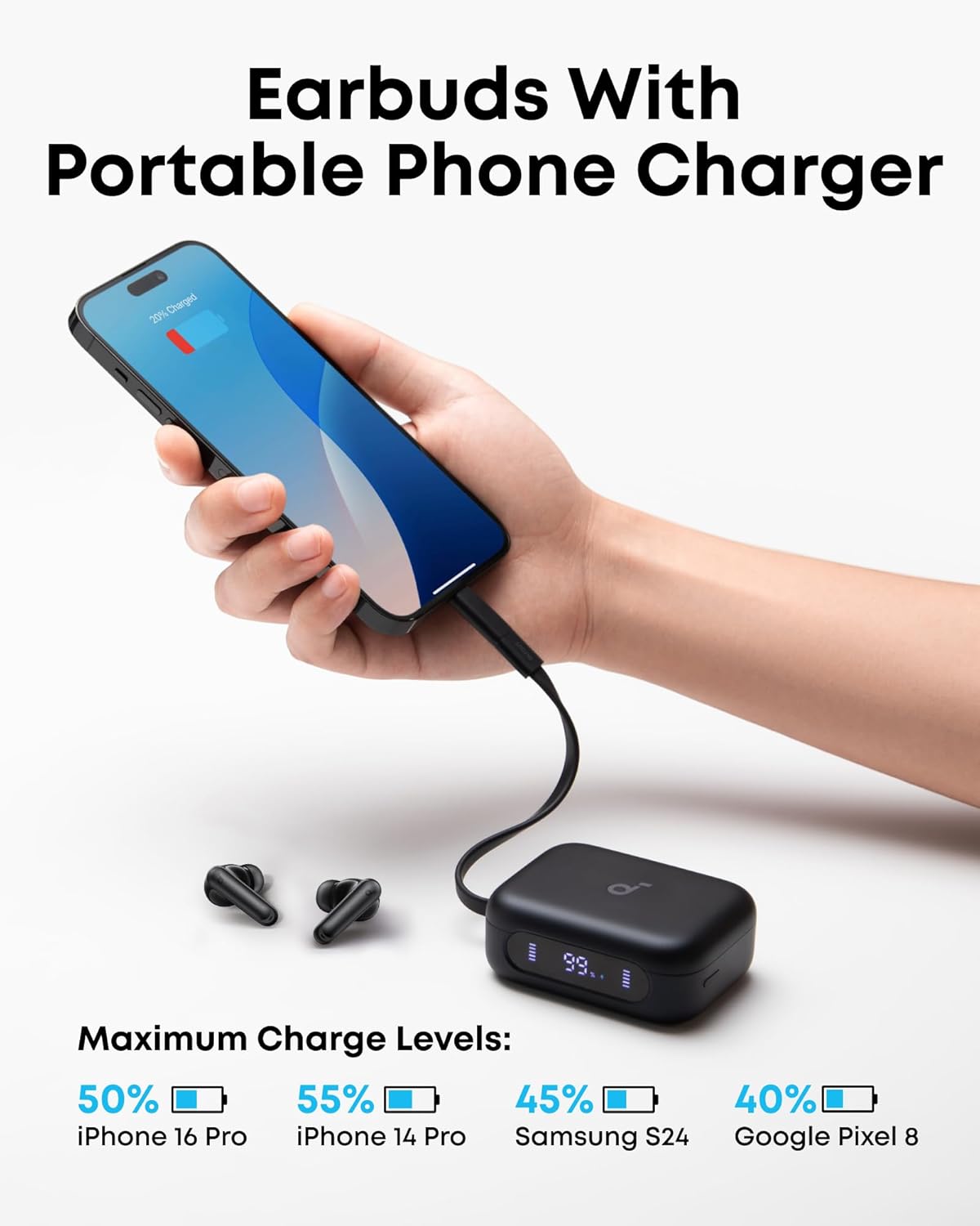 Thumbnail 1 de soundcore P41i by Anker ANC earbuds, 192 h