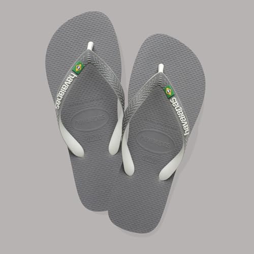 Thumbnail 1 de Havaianas Brasil Mix Unisex - Adulto FlipFlop Steel Grey/White/White, 37 EU
