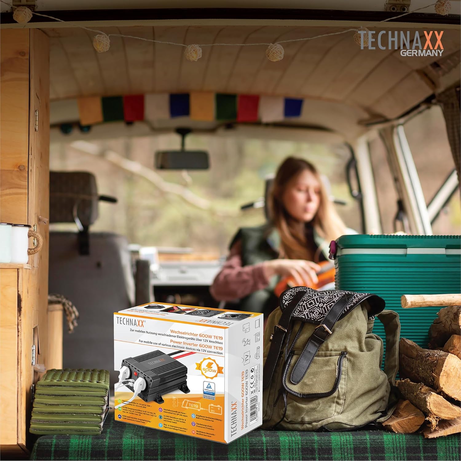 Thumbnail 5 de Technaxx TE19 Inverter Auto 12V 600W