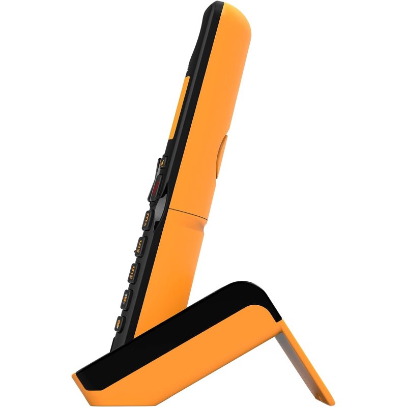 Detalle de Alcatel S280 Duo teléfono inalámbrico DECT, negro/naranja ☎