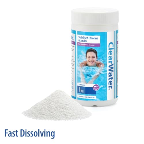 Detalle de Clearwater Fast Dissolving Chlorine Granules 1kg for Pools & Hot Tubs
