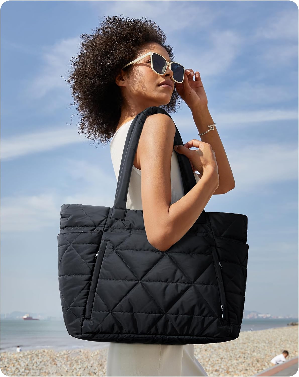 Detalle 2 de BAGSMART Puffer Tote Bag for Women