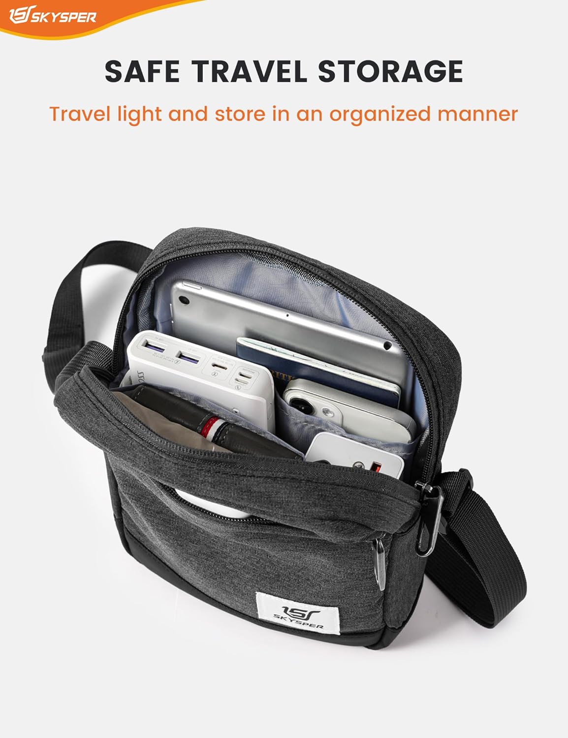 Thumbnail 5 de SKYSPER Small Anti Theft Sling Bag 9.8in