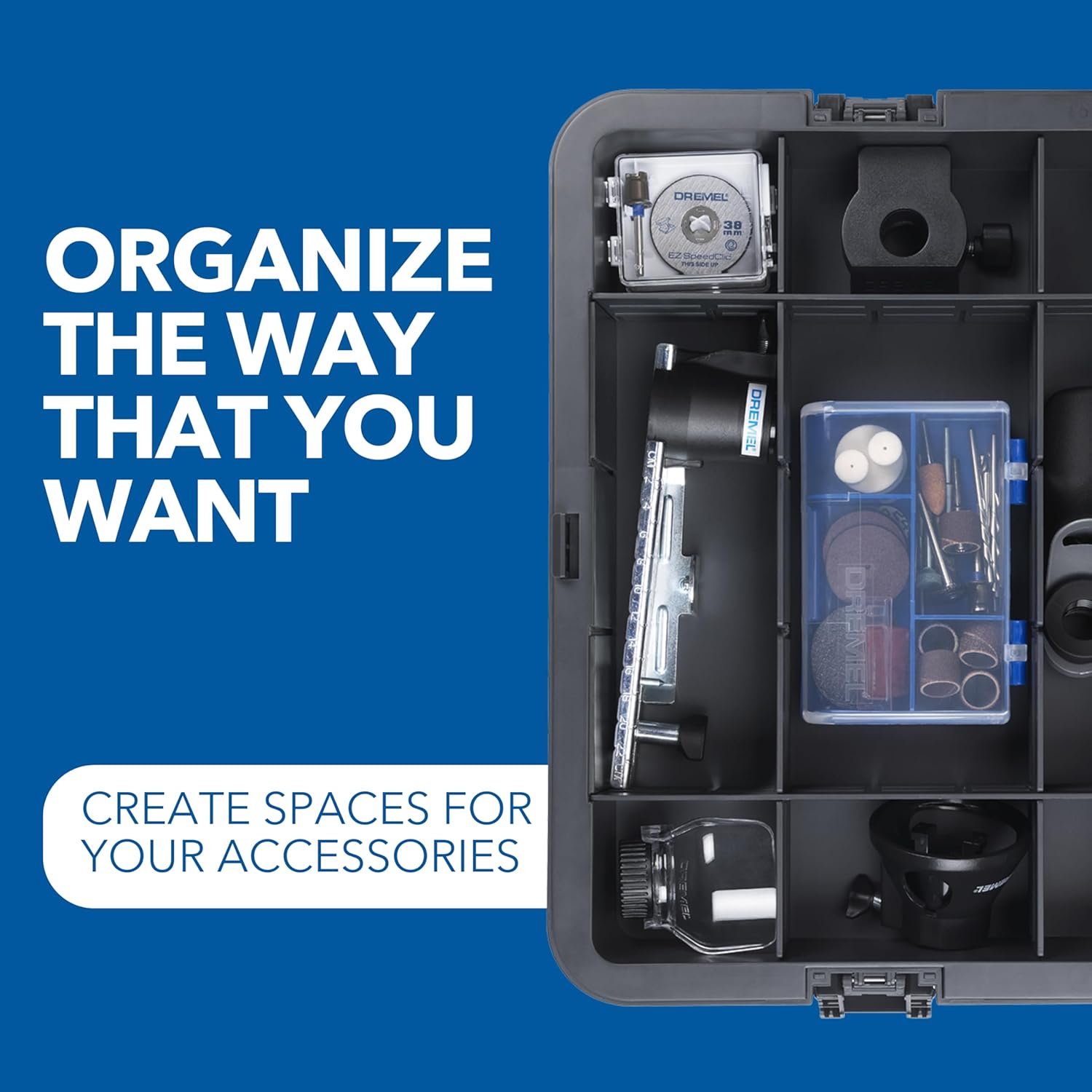 Thumbnail 6 de Dremel 8250 12V Cordless Rotary Tool Kit (Brushless, 5,000–30,000 RPM) with 65 Accessories