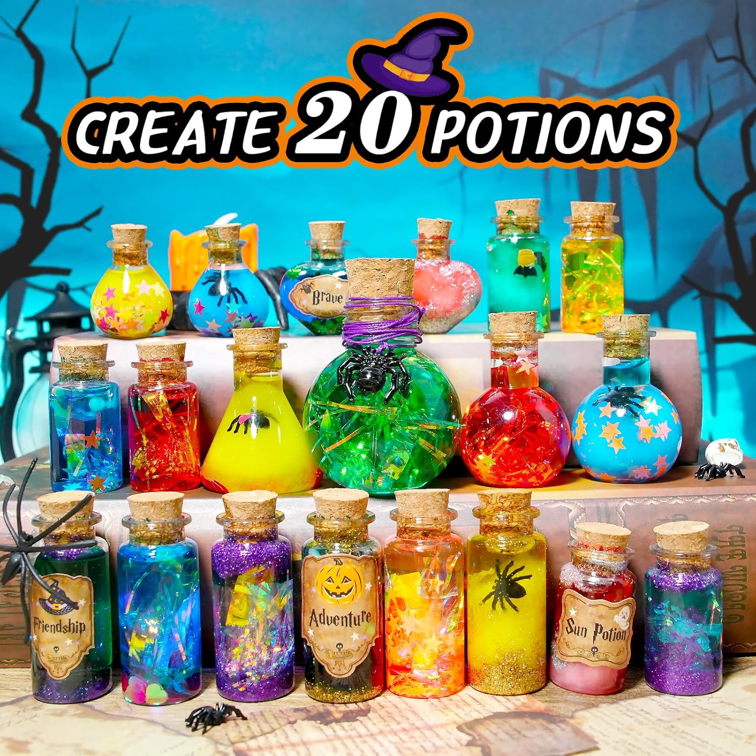Thumbnail 3 de LDomet Magic Potions Craft Kit for Kids – Glow Witch Potion Bottles & Fairy Magic