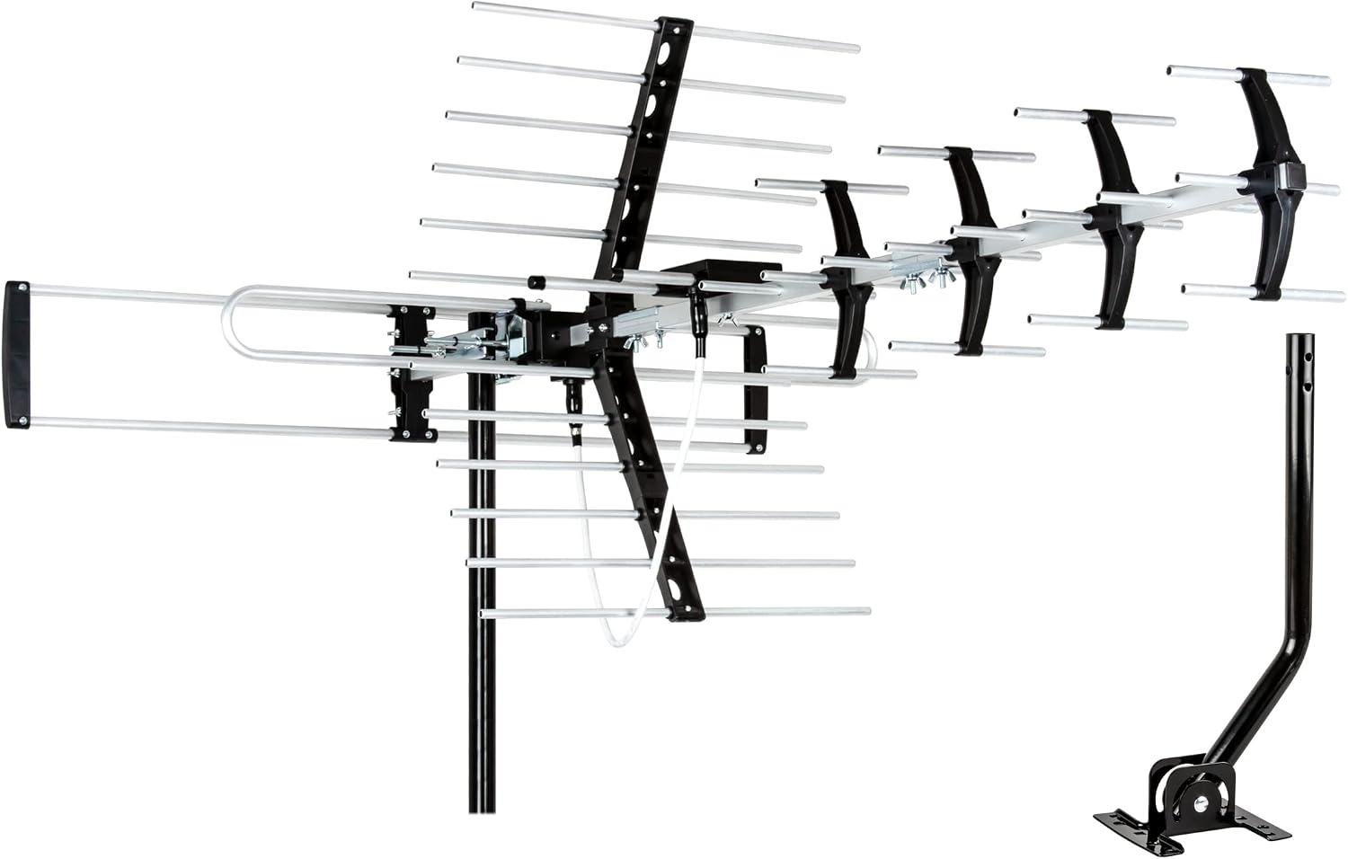 Detalle de Five Star Outdoor HDTV Antenna (up to 200 Mile Long Range) for VHF/UHF OTA, ATSC 3.0 Ready, Attic or Roof Mount