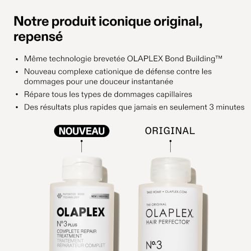 Detalle de Olaplex N°.3 PLUS Complete Repair Treatment – Soin pré-shampooing 100 ml