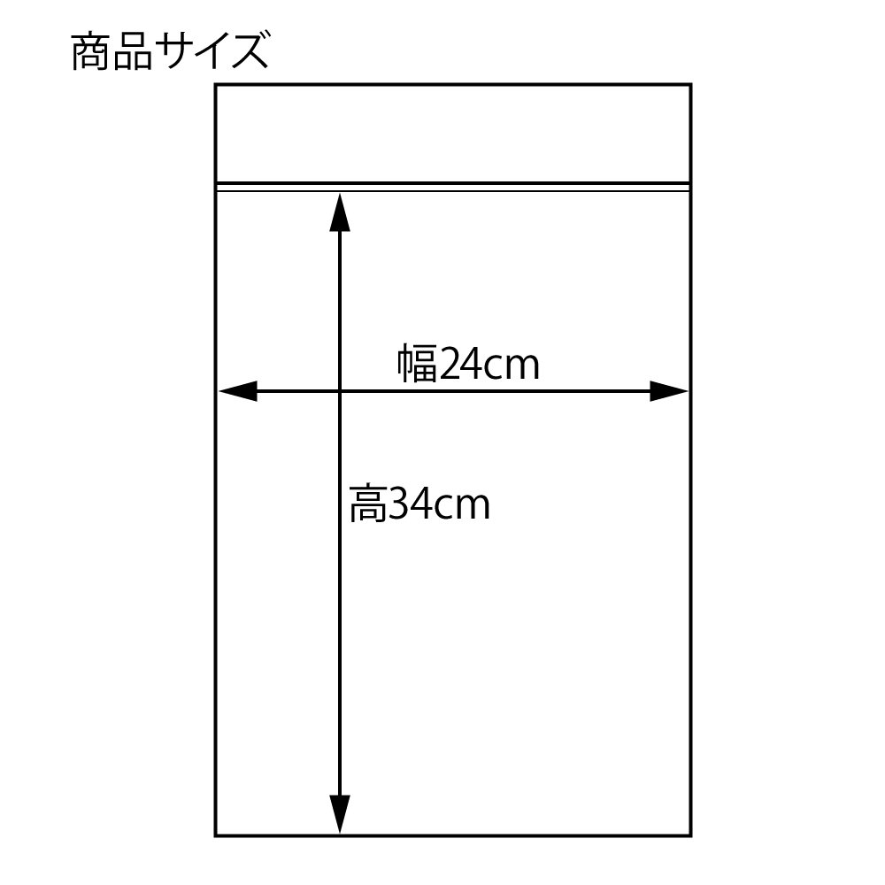 Detalle 2 de シモジマ スワン J-8 チャック付ポリ袋 厚口 A4用 100枚 透明