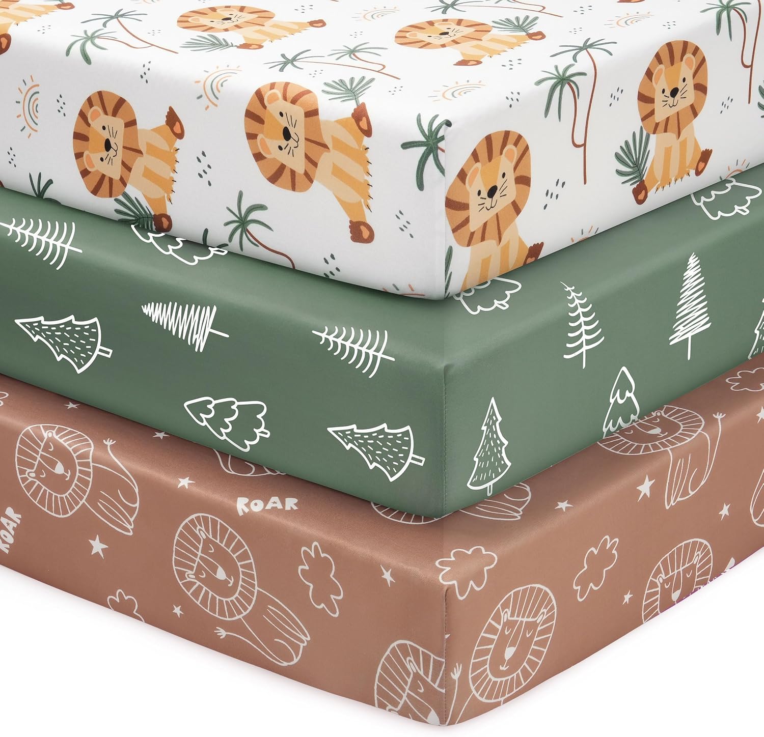 Detalle de Drap housse FIEMOL 60 x 120 cm, lot de 3