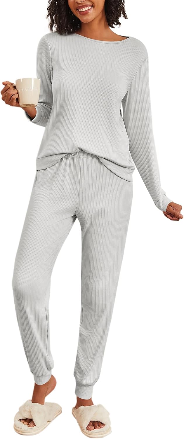 Detalle de Ekouaer Pigiama Due Pezzi comodo e caldo S-XXL