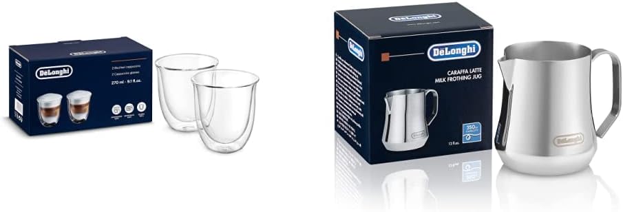 Thumbnail 5 de De'Longhi DLSC310 double-walled espresso glass set of 2