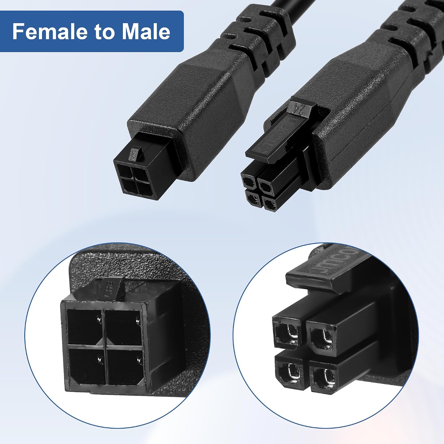Thumbnail 2 de JIZZU 1.5M AMS Lite 4-Pin Extension Cable for Bambu Lab A1/A1 Mini