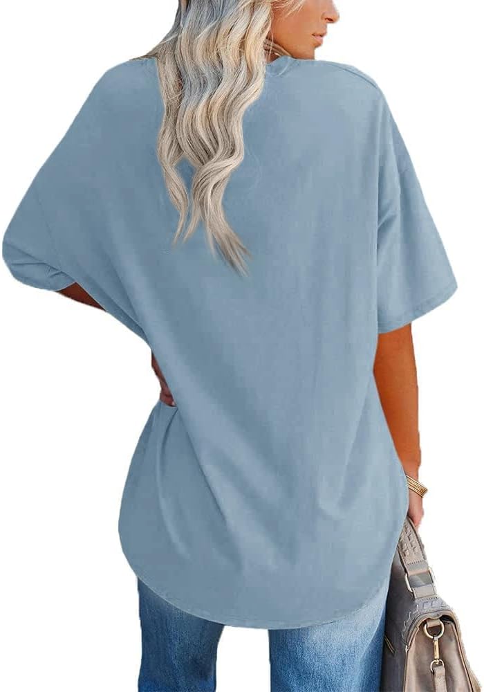 Thumbnail 5 de Ebifin Oversized V-Neck T Shirt