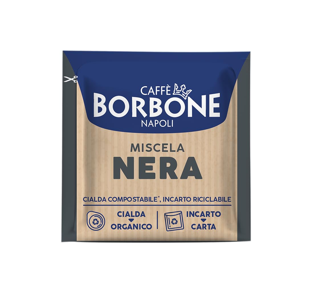 Thumbnail 1 de Caffè Borbone Kompostierbare Kaffeepads – Schwarze Mischung, 150 Pads, 44 mm ESE-Kompatibilität
