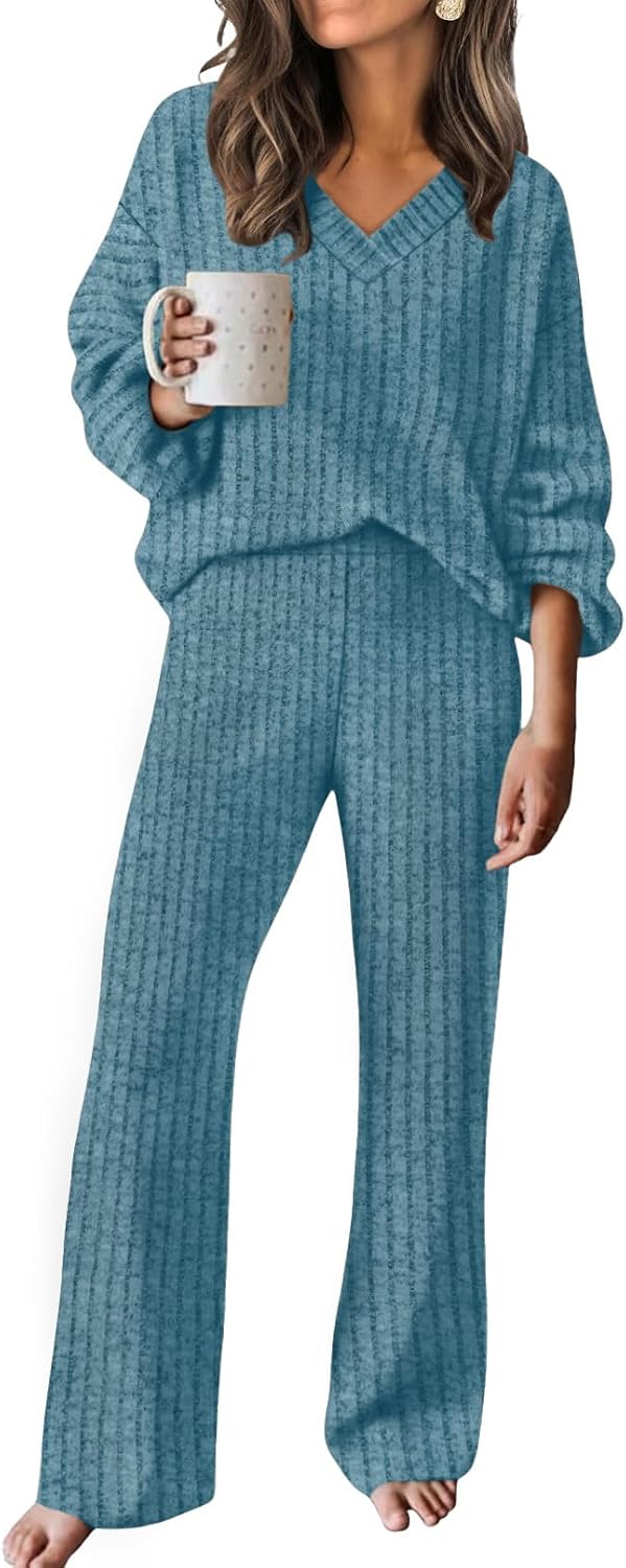 Detalle de RUMIA 2025 Women's Fall Matching Sweater Set S-2XL