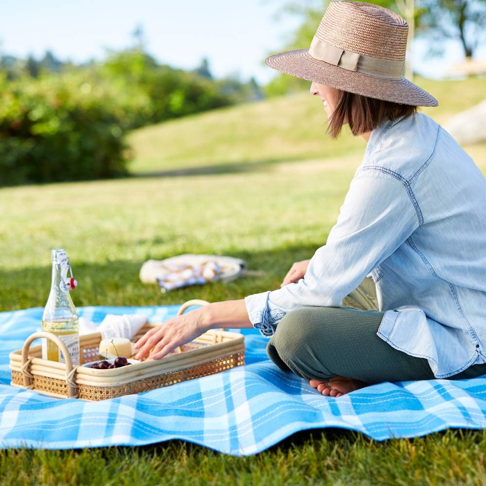 Thumbnail 8 de Amazon Basics Manta de Picnic con Base Impermeable, 175 x 200 cm