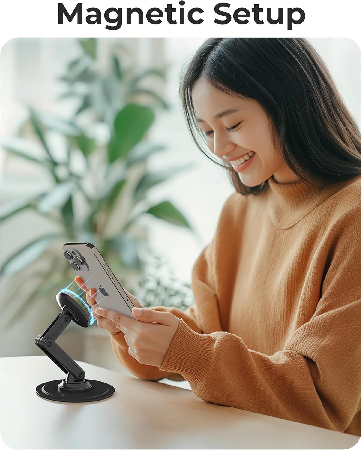 Thumbnail 6 de COOPER Mag360: supporto magnetico da scrivania con rotazione a 360° per iPhone 12–17