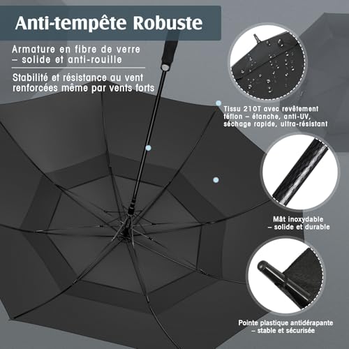 Detalle 1 de ZOMAKE parapluie de golf 172 cm
