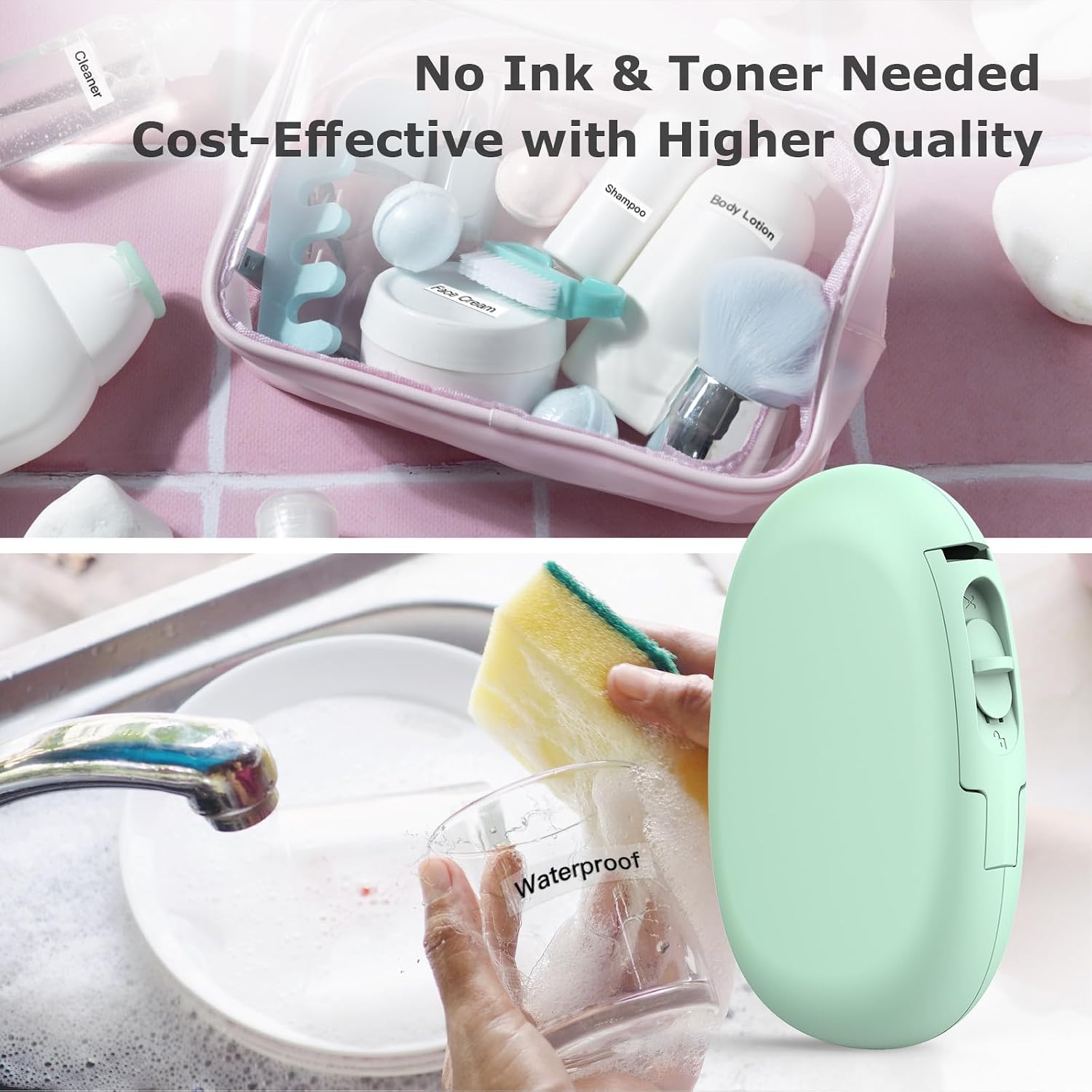 Thumbnail 6 de SUPVAN E10 Bluetooth Label Maker: Inkless, Waterproof Labels with 3 Tapes and 35 Fonts