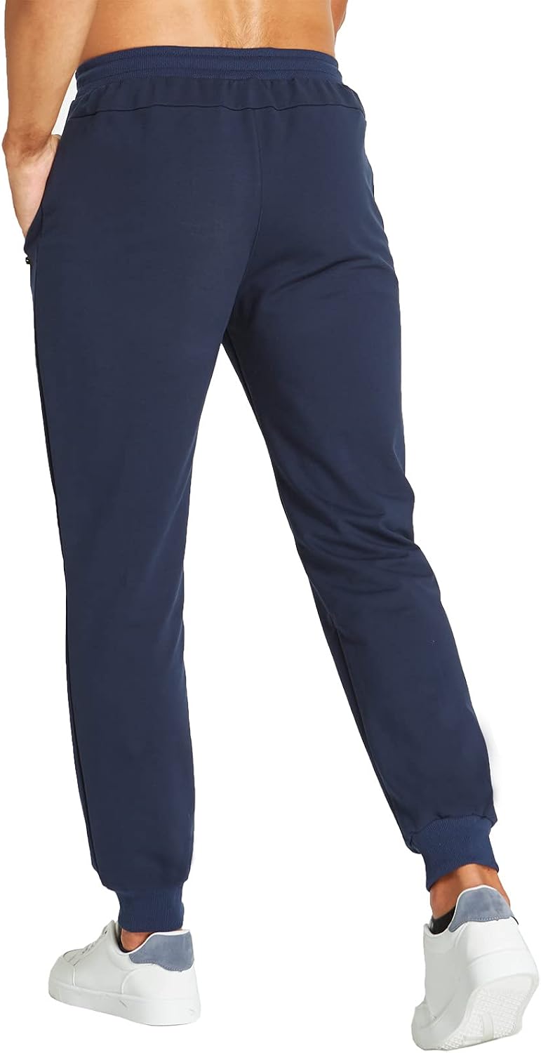 Thumbnail 1 de JustSun joggingbroek voor heren met ritszakken, katoenmix en elastische tailleband