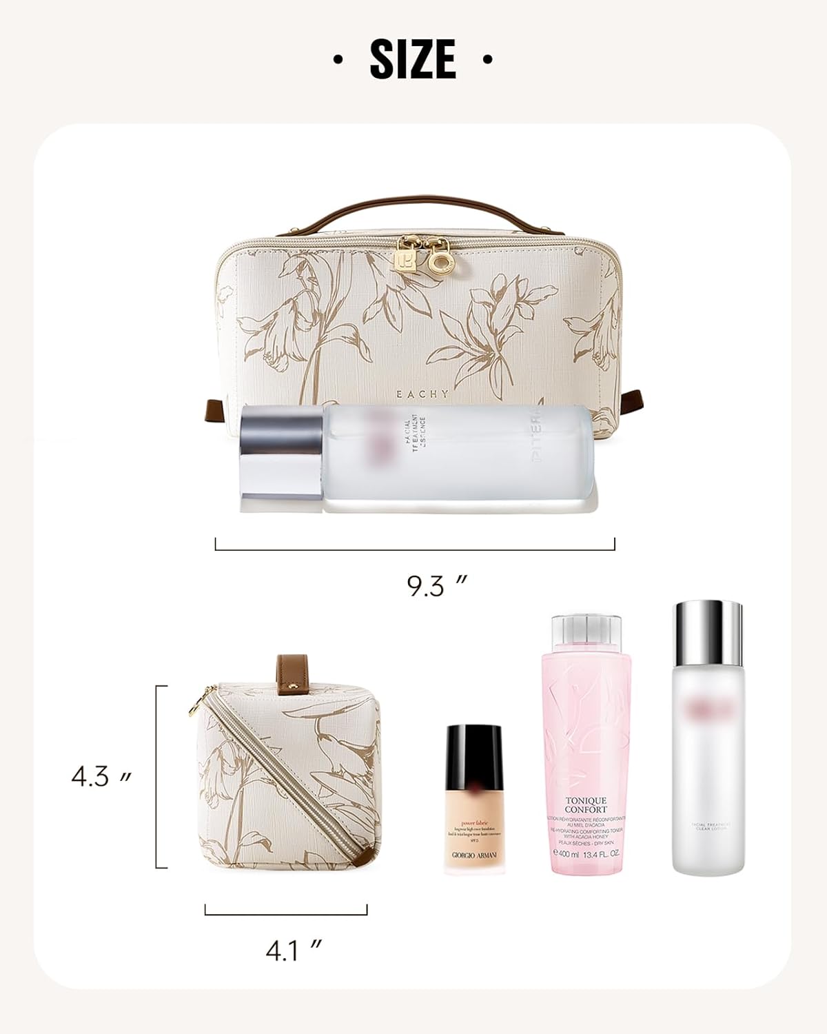 Thumbnail 5 de EACHY Travel Makeup Bag 5-Day Capacity