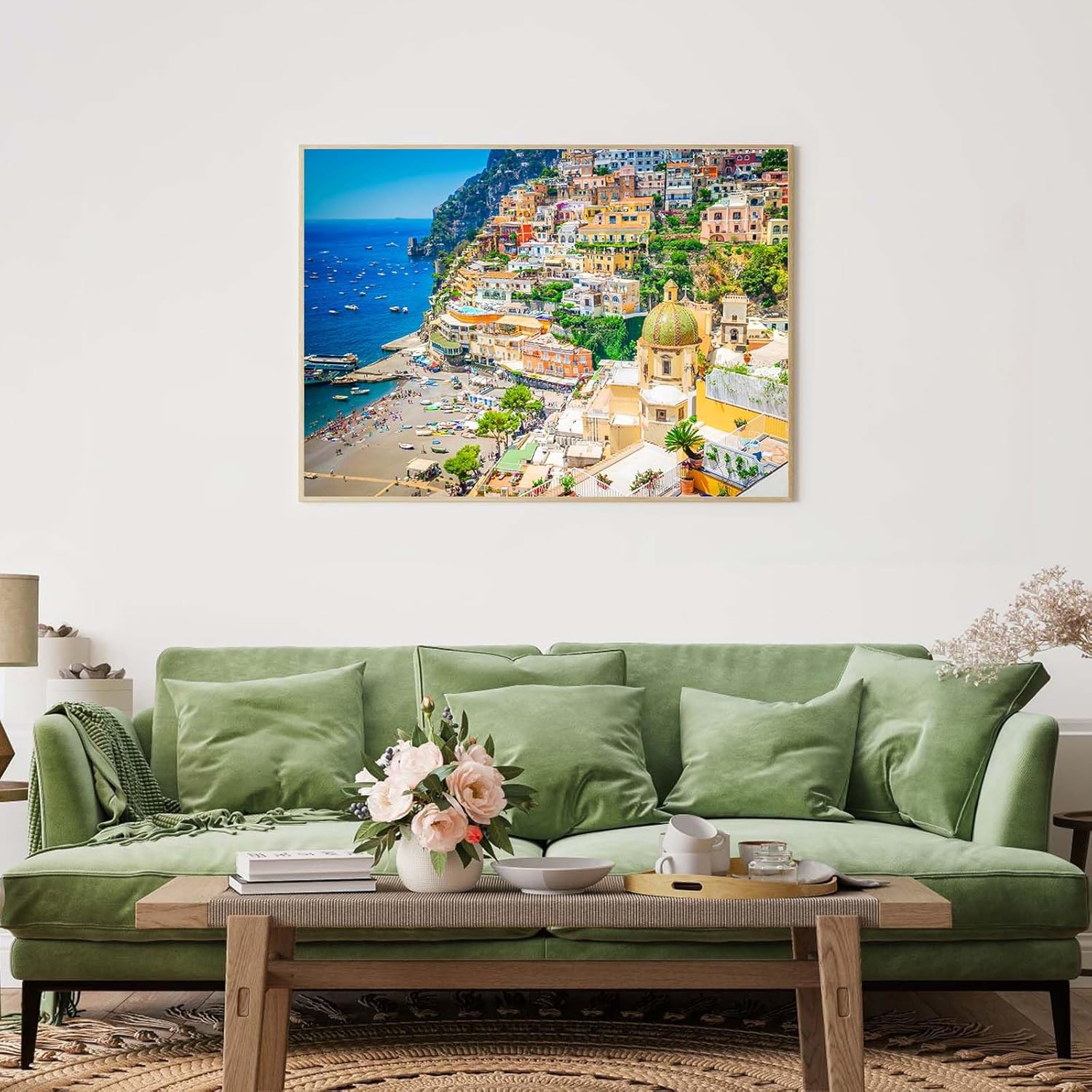 Detalle de Puzzle 1000 pièces – Côte amalfitaine, un défi pour toute la famille