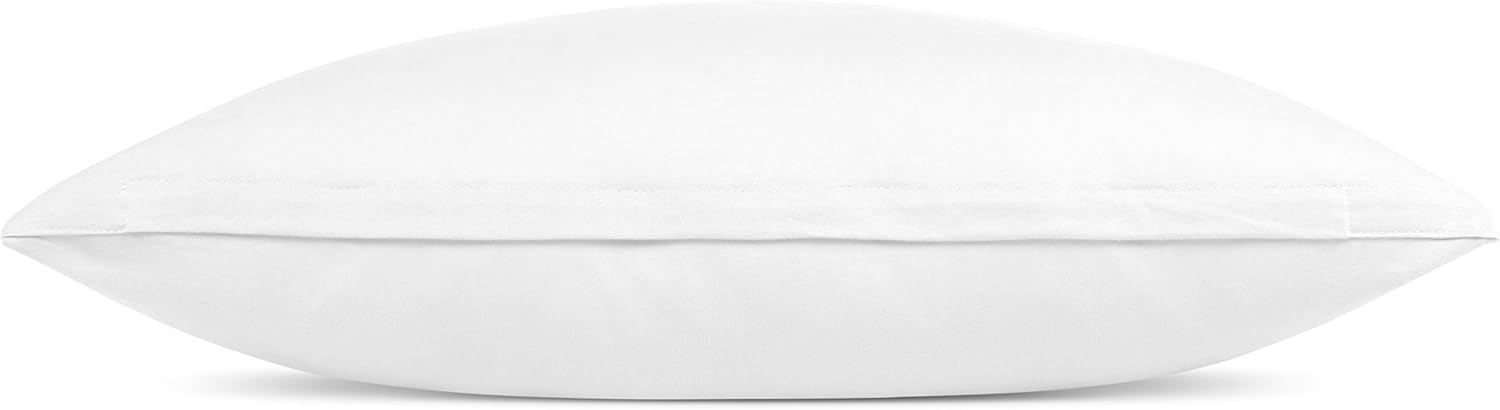 Thumbnail 6 de npluseins 2er Pack Federe Jersey di Cotone 80x80 cm, Bianco – Set da 2