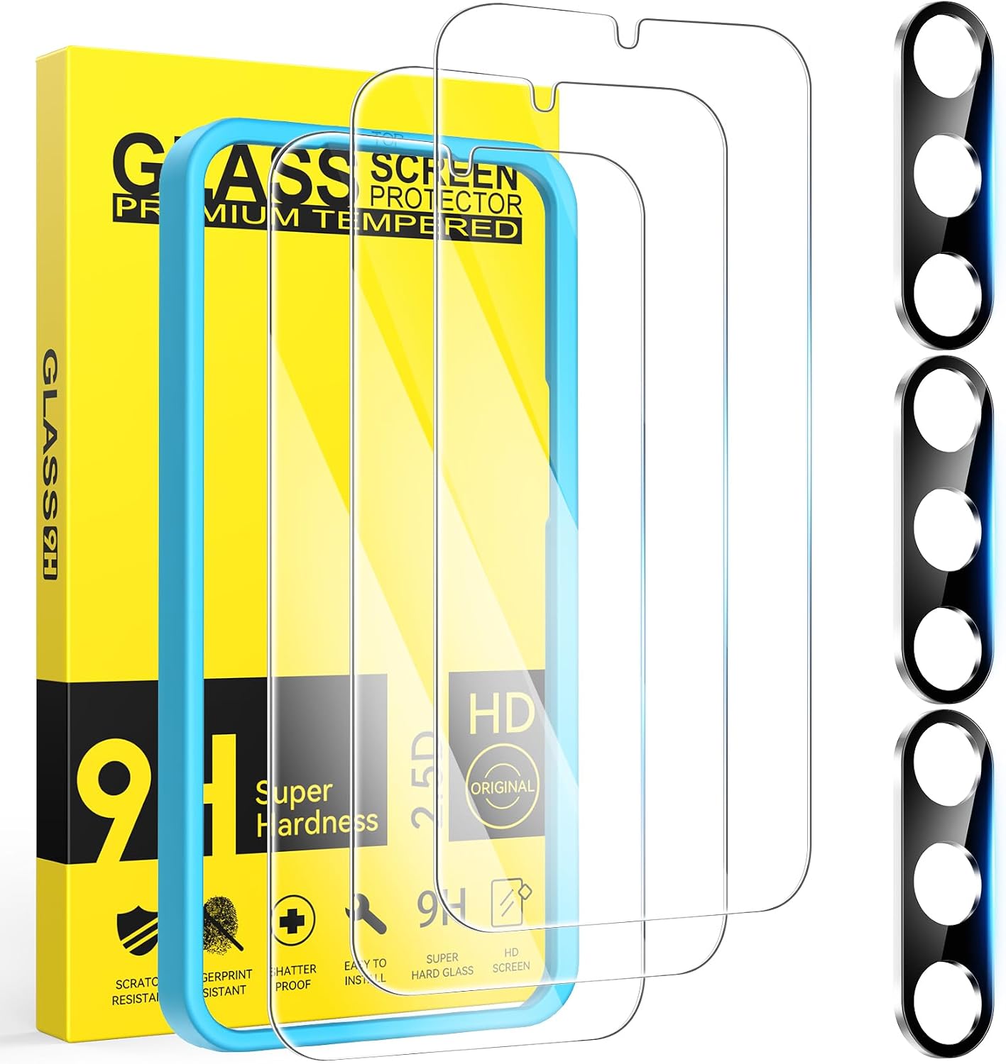 Detalle de Niphabe 3 Pack tempered glass S26 5G