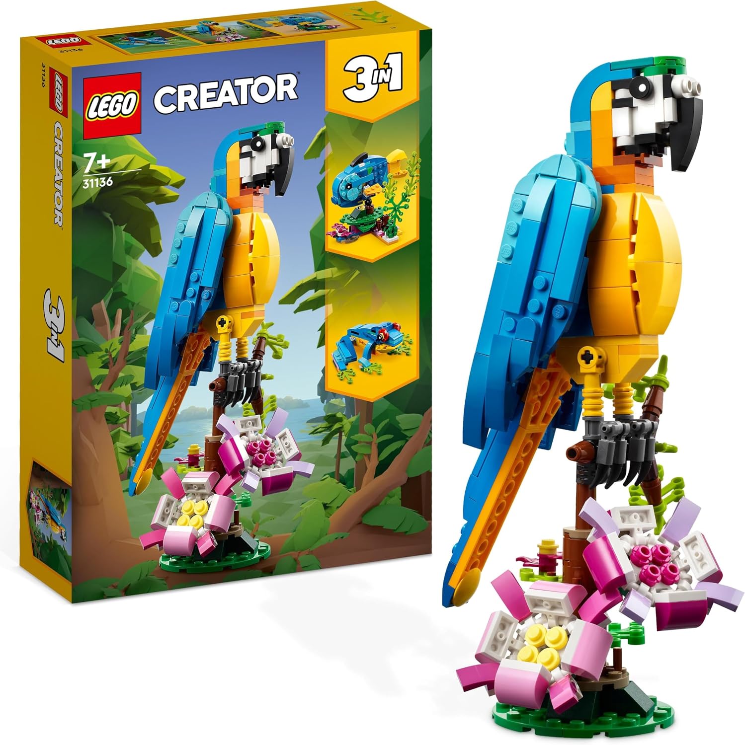Detalle de LEGO Creator 31136 Exotic Parrot